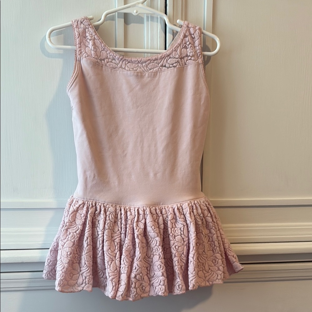 Danz N Motion Pink Lace Kids Ballet Dance Dress